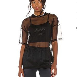 🖤 Kappa x JUICY COUTURE Elena Top in Black Smoke 🖤